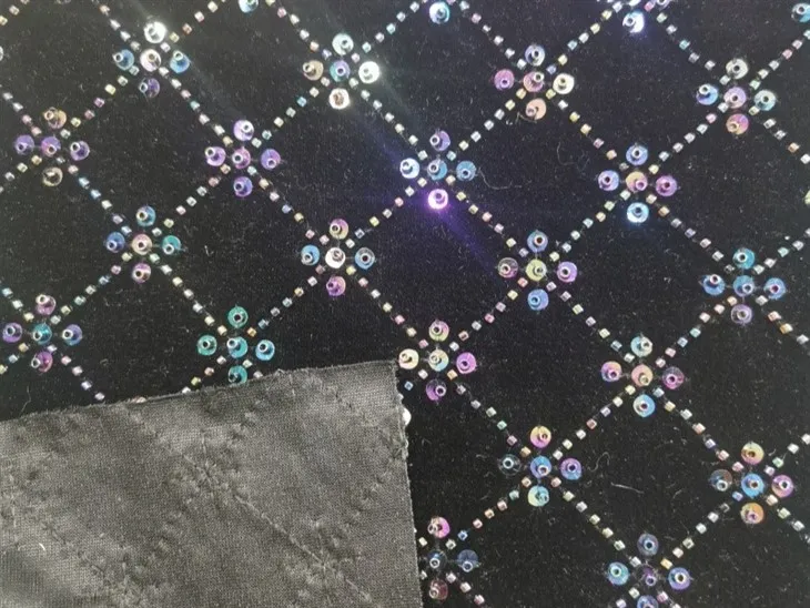 velvet fabric embroidery